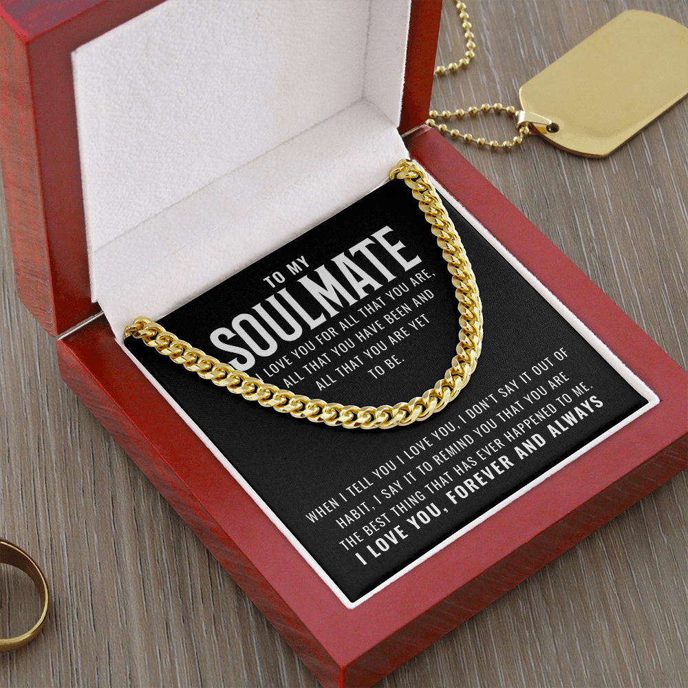 Soulmate - Best Thing - Cuban Link Chain Necklace