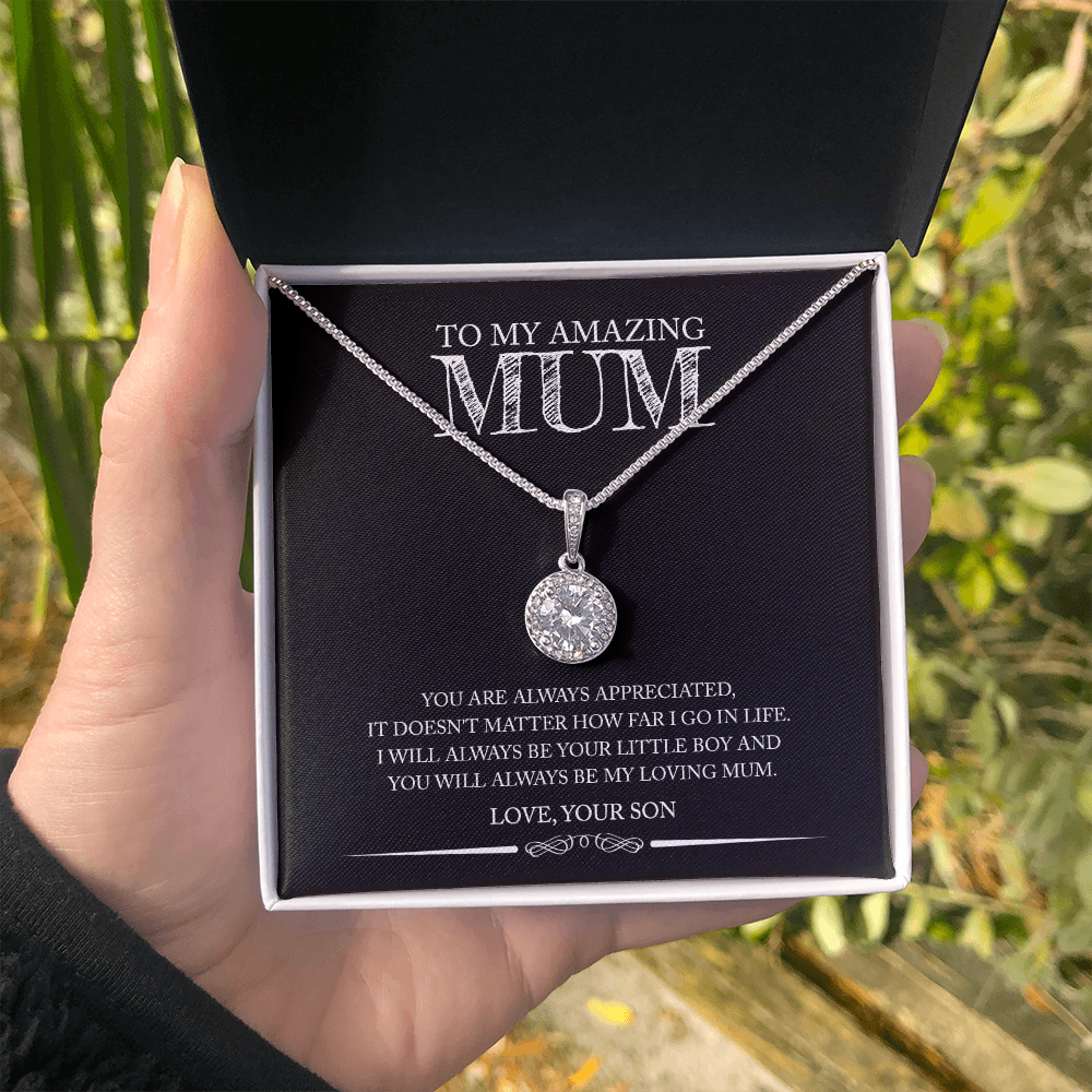 Mum (From Son) - Your Little Boy - Eternal Hope Necklace