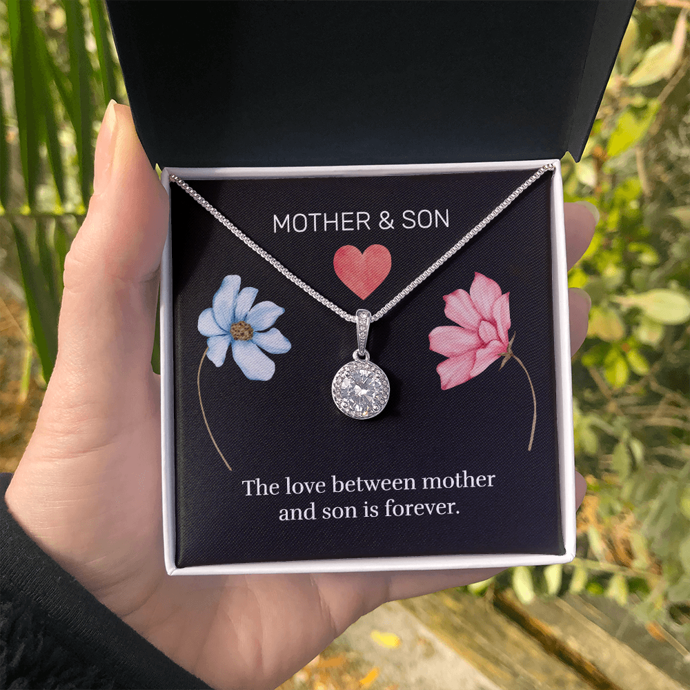 Mother & Son - Forever (Black) - Eternal Hope Necklace