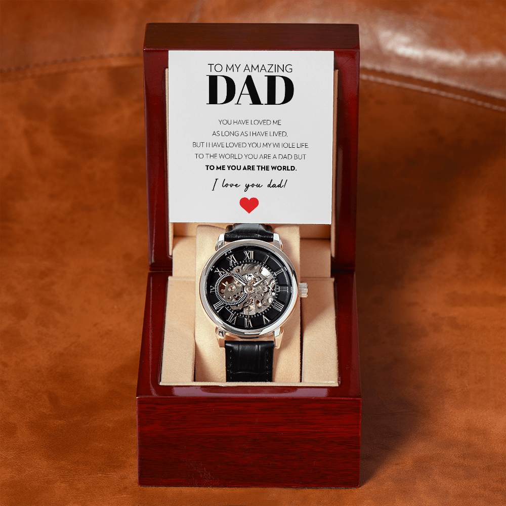 Dad - My Whole Life - Openwork Watch
