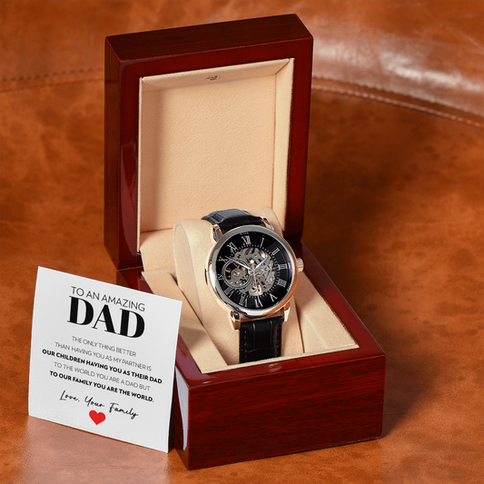 Dad - Only Thing Better - Openwork Watch