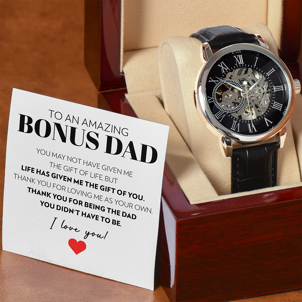 Bonus Dad - Gift - Openwork Watch