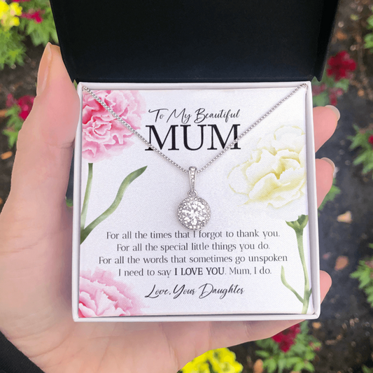 Mum (From Daughter) - Thank You - Eternal Hope Necklace